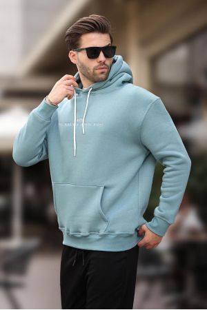 Erkek Oversize Kapüşonlu Sweatshirt